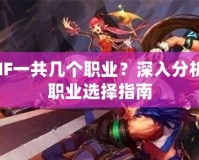 DNF一共幾個職業？深入分析與職業選擇指南