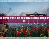 刺客信條中文補丁怎么用？完整教程助你輕松暢享中文游戲體驗！