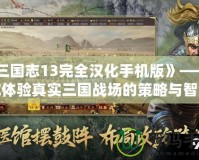 《三國志13完全漢化手機版》——帶你體驗真實三國戰場的策略與智慧