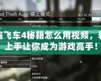 俠盜飛車4秘籍怎么用視頻，輕松上手讓你成為游戲高手！