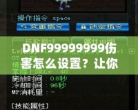 DNF99999999傷害怎么設置？讓你輕松掌握高爆發技巧！