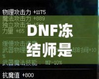 DNF凍結師是靠力量還是攻擊？解析職業選擇與屬性加點