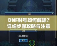 DNF封號如何解除？詳細步驟攻略與注意事項