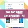 2024iOS迅雷Beta內測版：引領下載革命，體驗前所未有的極速快感！