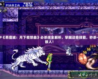 PSP《惡魔城：月下夜想曲》必殺技全解析，掌握這些技能，秒殺一切敵人！