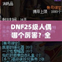 DNF25級人偶哪個厲害？全方位解析最強人偶選擇！