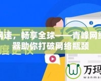 提升網(wǎng)速，暢享全球——青峰網(wǎng)絡加速器助你打破網(wǎng)絡瓶頸