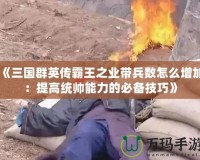 《三國群英傳霸王之業帶兵數怎么增加：提高統帥能力的必備技巧》