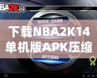 下載NBA2K14單機(jī)版APK壓縮包，暢享極致籃球體驗(yàn)！