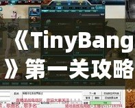 《TinyBang》第一關(guān)攻略：從迷霧中找到線索，開(kāi)啟你的冒險(xiǎn)之旅！