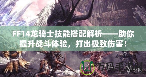 FF14龍騎士技能搭配解析——助你提升戰斗體驗，打出極致傷害！