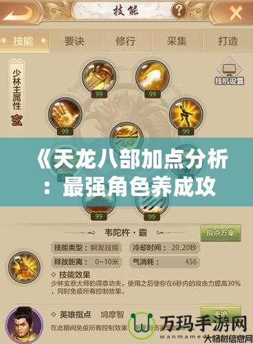 《天龍八部加點分析：最強角色養成攻略》