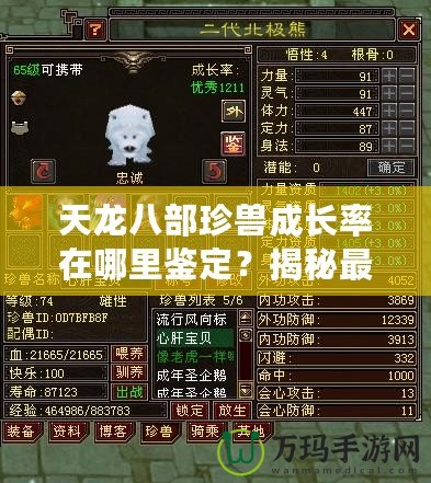 天龍八部珍獸成長率在哪里鑒定？揭秘最全面的珍獸成長秘籍