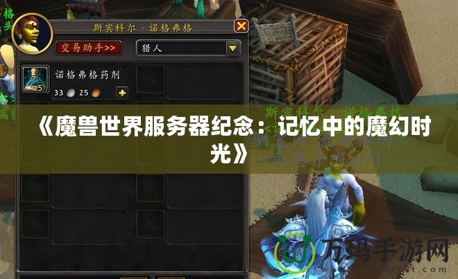 《魔獸世界服務器紀念：記憶中的魔幻時光》