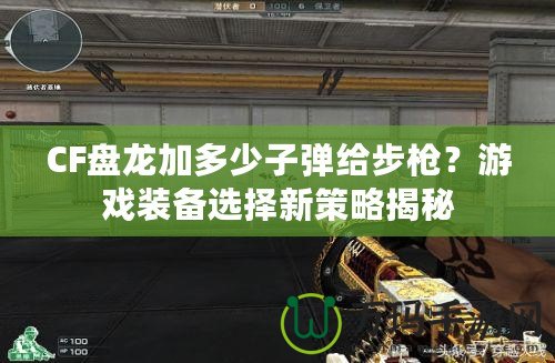 CF盤龍加多少子彈給步槍？游戲裝備選擇新策略揭秘