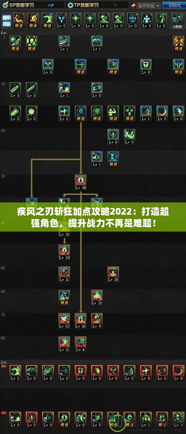 疾風之刃斬狂加點攻略2022：打造超強角色，提升戰力不再是難題！