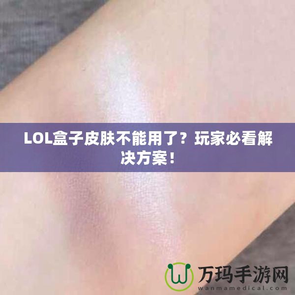 LOL盒子皮膚不能用了？玩家必看解決方案！