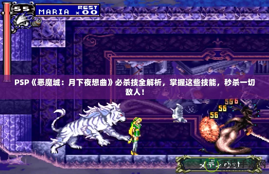 PSP《惡魔城：月下夜想曲》必殺技全解析，掌握這些技能，秒殺一切敵人！