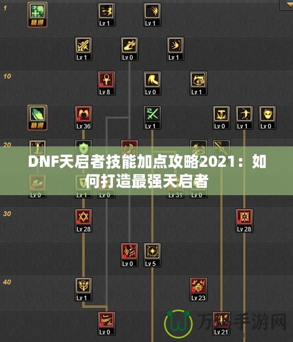 DNF天啟者技能加點攻略2021：如何打造最強天啟者