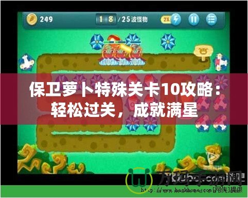 保衛蘿卜特殊關卡10攻略：輕松過關，成就滿星