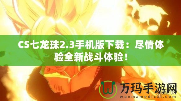 CS七龍珠2.3手機版下載：盡情體驗全新戰斗體驗！