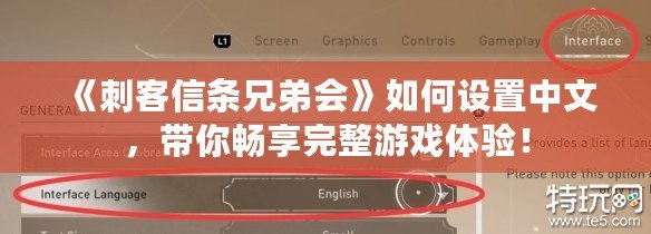 《刺客信條兄弟會》如何設置中文，帶你暢享完整游戲體驗！