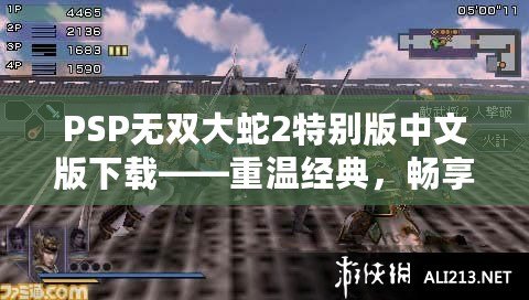 PSP無雙大蛇2特別版中文版下載——重溫經典，暢享無雙激戰