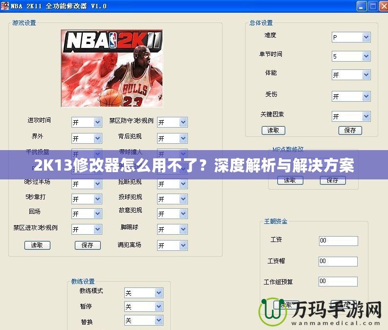 2K13修改器怎么用不了？深度解析與解決方案