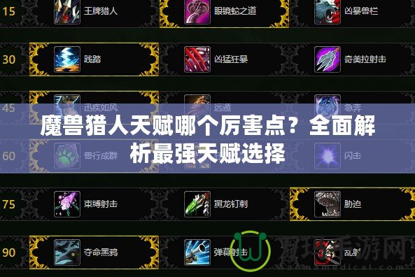 魔獸獵人天賦哪個厲害點？全面解析最強天賦選擇