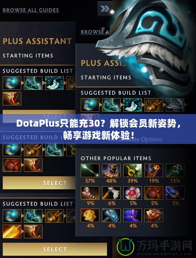 DotaPlus只能充30？解鎖會員新姿勢，暢享游戲新體驗！