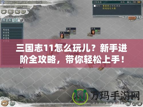 三國(guó)志11怎么玩兒？新手進(jìn)階全攻略，帶你輕松上手！