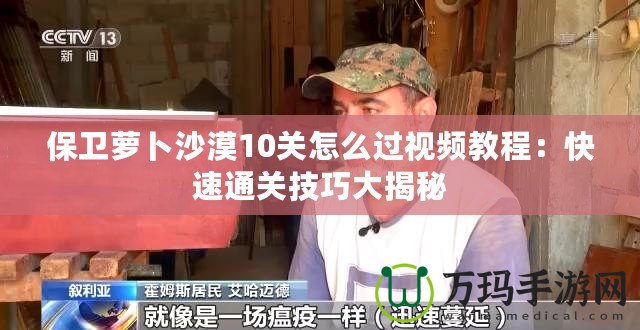 保衛蘿卜沙漠10關怎么過視頻教程：快速通關技巧大揭秘