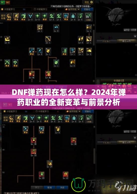 DNF彈藥現在怎么樣？2024年彈藥職業的全新變革與前景分析