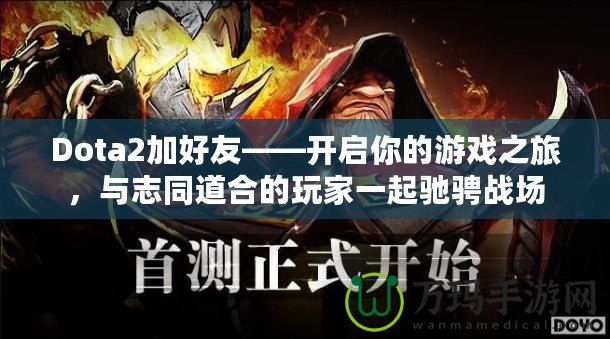 Dota2加好友——開啟你的游戲之旅，與志同道合的玩家一起馳騁戰場