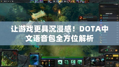 讓游戲更具沉浸感！DOTA中文語音包全方位解析