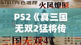 PS2《真三國無雙2猛將傳》秘籍大全：重溫經典，激戰三國！