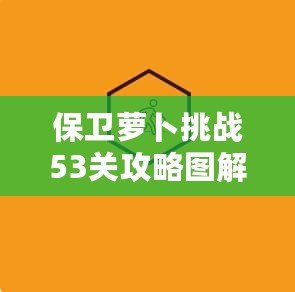 保衛(wèi)蘿卜挑戰(zhàn)53關(guān)攻略圖解法視頻，讓你輕松過關(guān)，秒殺敵人！