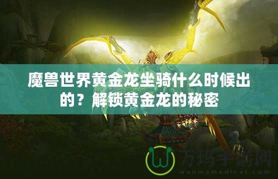 魔獸世界黃金龍坐騎什么時候出的？解鎖黃金龍的秘密