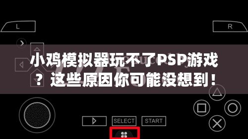 小雞模擬器玩不了PSP游戲？這些原因你可能沒想到！