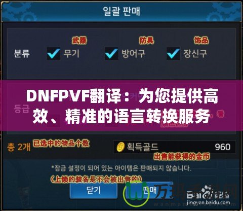 DNFPVF翻譯：為您提供高效、精準(zhǔn)的語言轉(zhuǎn)換服務(wù)
